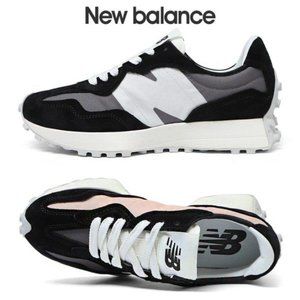 NEW BALANCE 327 Unisex Women 11 / Men 9.5  Sneakers Shoes Black Grey Dust Pink